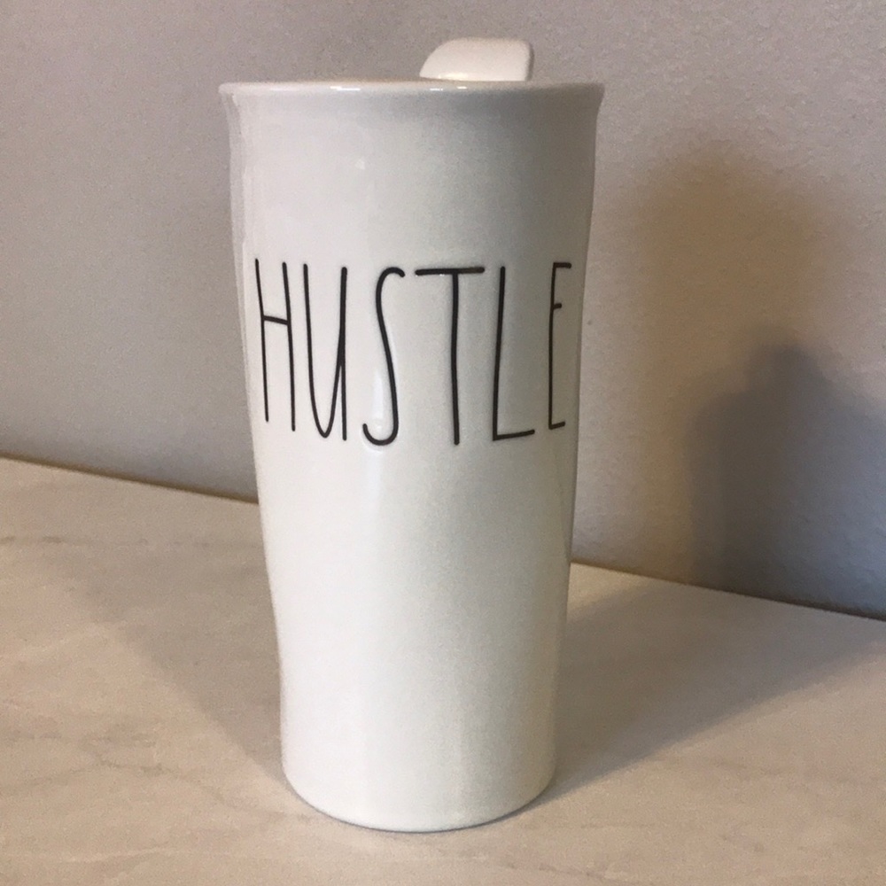 Rae Dunn “Hustle” Tumbler/Coffee Cup